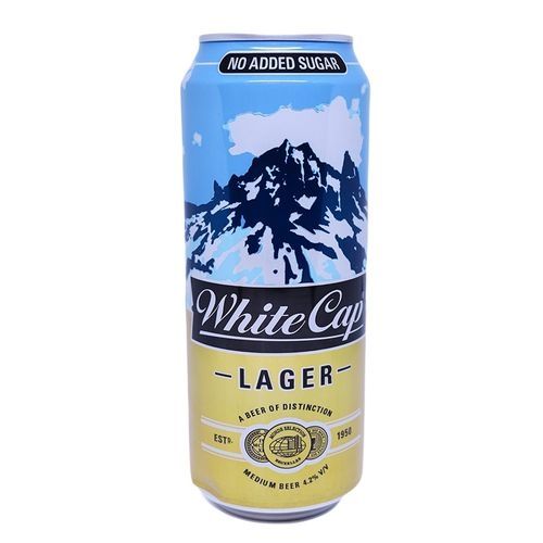 WHITE CAP CAN 500ML(lager beer)