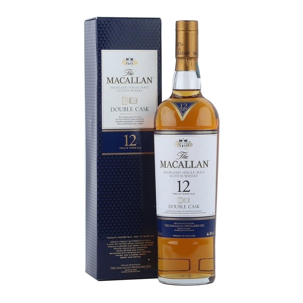 MACALLAN 12 YEAR OLD DOUBLE CASK 70CL
